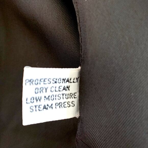 Dior Vintage Fitted Cropped Wool Button Down Padded Blazer Jacket Black US 8 - Picture 14 of 16